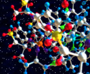 molecule in space artwork