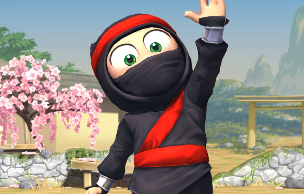 Включи новый ниндзя. Clumsy Ninja Kira без маски. Мой ниндзя игра.