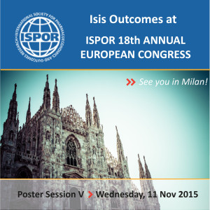 Image from Isis Outcomes at ISPOR 18th Annual European Congress News Article
