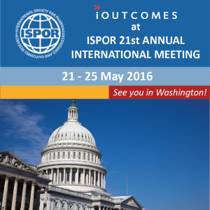 Image from iOutcomes at the ISPOR 21st Annual International Meeting to be held in Washington, from May 21st – 25th, 2016. News Article