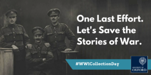 Image from Oxford University leads national effort to save WW1 memories News Article