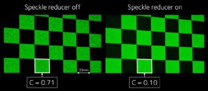 Image from Licence Details: Speckle Reducer for laser imaging, projection displays and sensors