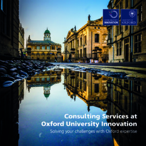 Publication cover image from Consulting Services at Oxford University Innovation file