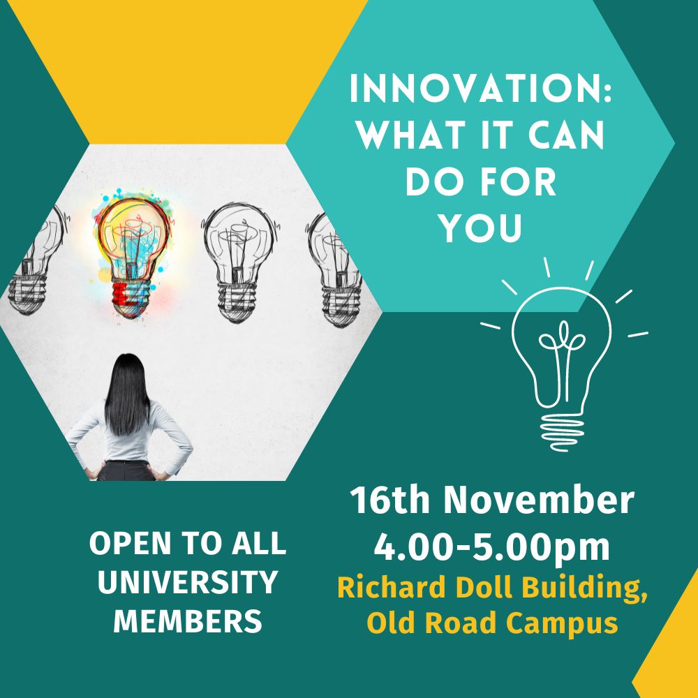 Innovation What it can do for you Oxford University Innovation