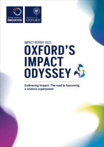 Publication cover image from Impact Report 2023 – Oxford’s Impact Odyssey file
